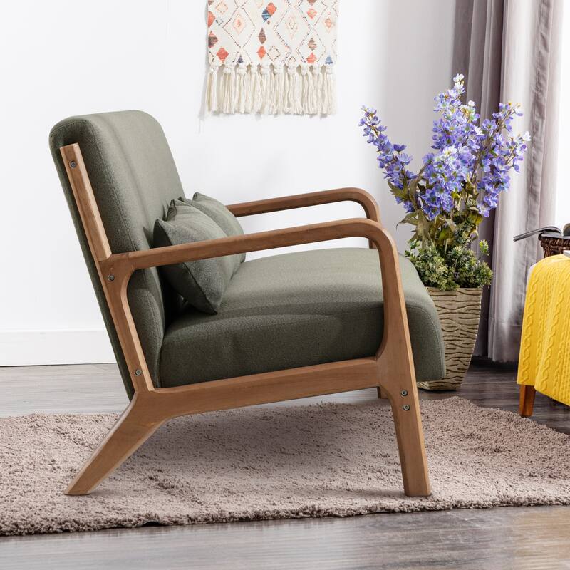Aston Modern Solid wood Accent Chair
