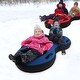 preview thumbnail 10 of 21, Goplus 80" 2-Person Heavy-Duty Inflatable Snow Tube for Sledding with