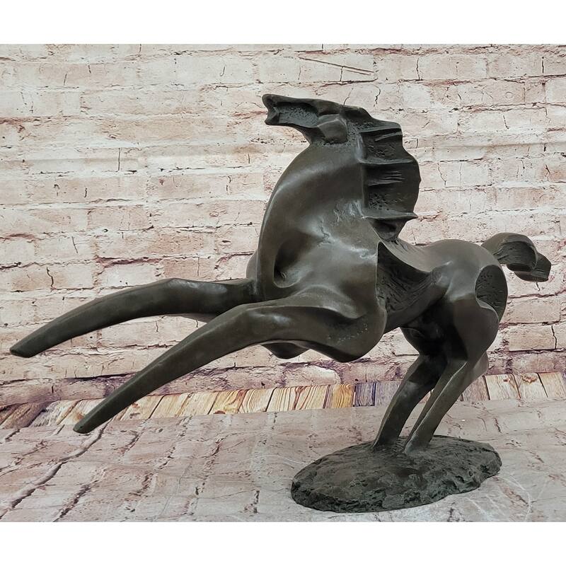 Abstract Bronze Stallion – Modern Equine Sculpture For Contemporary Décor