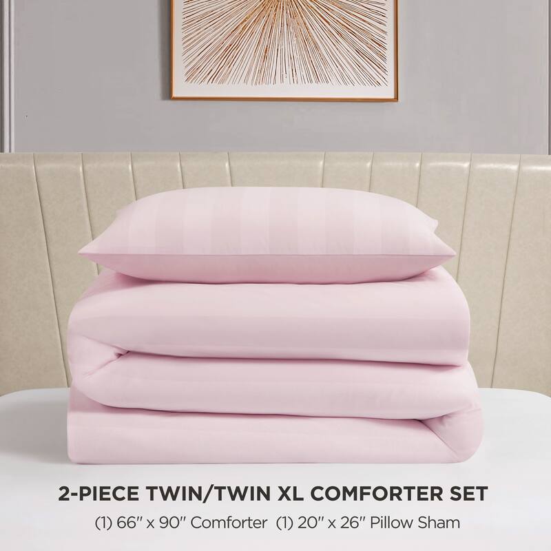 Juicy Couture Jenny Velour Striped Jacquard Comforter Sets