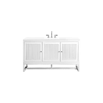 James Martin Vanities E645-V60S-3WZ Athens 60" Free Standing Single
