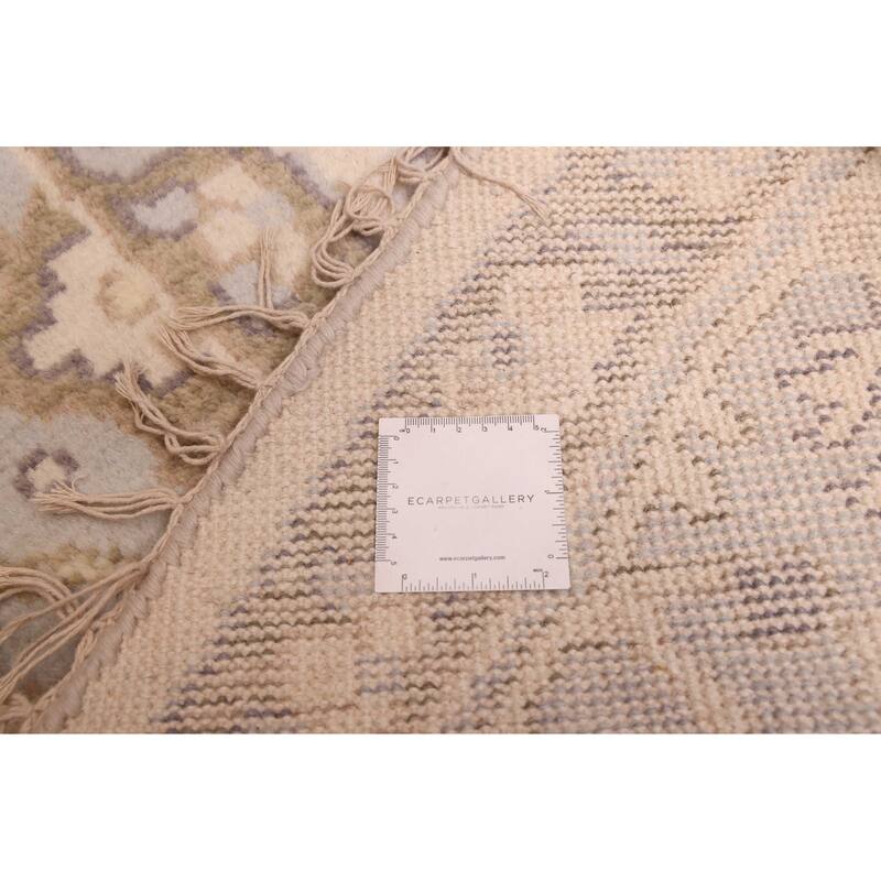 ECARPETGALLERY Hand-knotted Royal Oushak Cream Wool Rug - 9'0 x 9'0