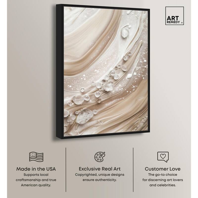 Viscous Veils II Canvas by Art Remedy