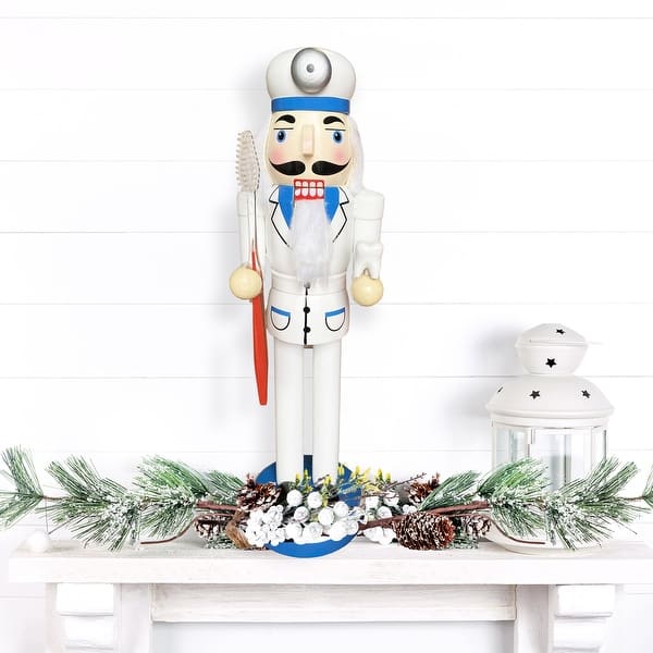 Santa's Workshop 14-in Baking Spirits Bright Nutcracker 70195