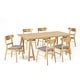 preview thumbnail 21 of 58, Idalia Mid-Century Modern 7 Piece Dining Set by Christopher Knight Home