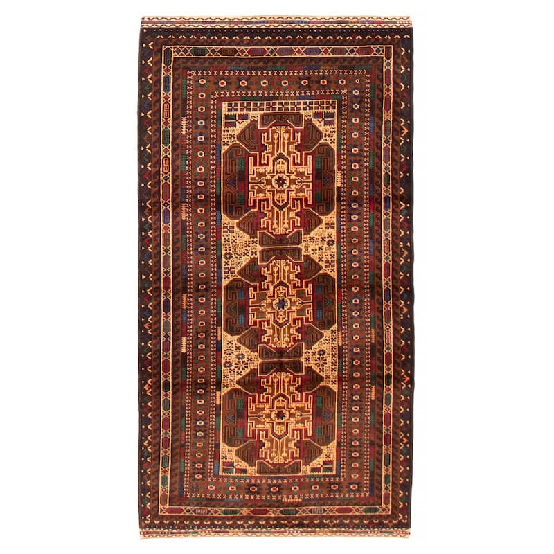 Teimani Cream Rug 3'6" x 6'9" - 3'6 x 6'9 - Cream - 3'6 x 6'9