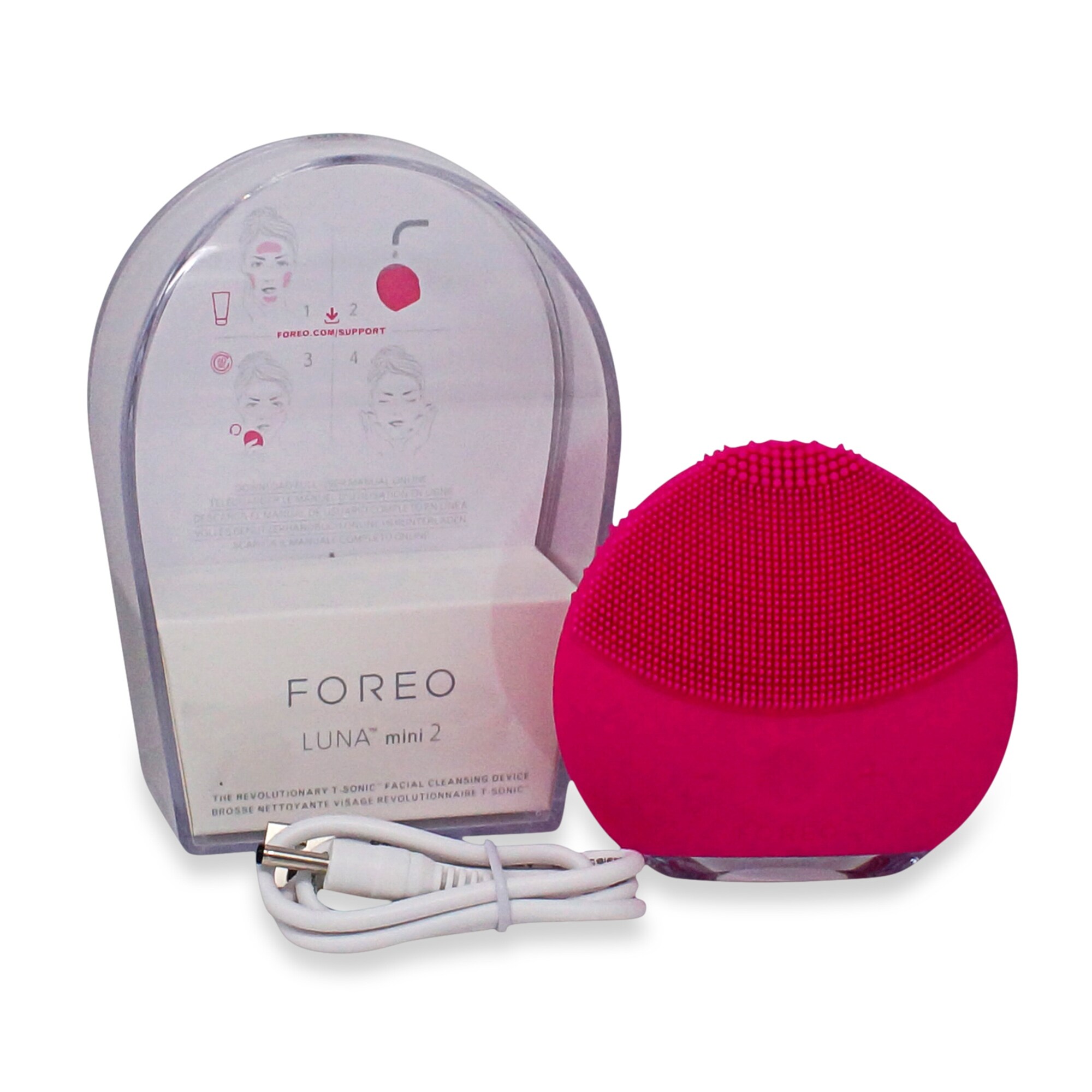 Shop Foreo Luna Mini 2 Fuchsia Overstock 29019704
