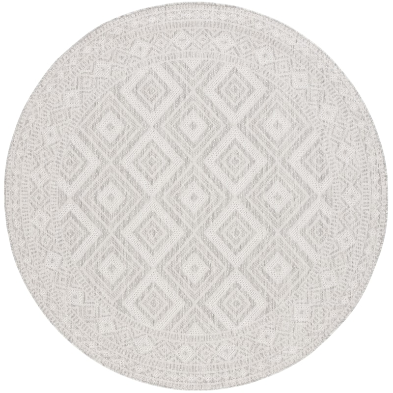 SAFAVIEH Courtyard Froukje Casual Waterproof Patio Backyard Rug