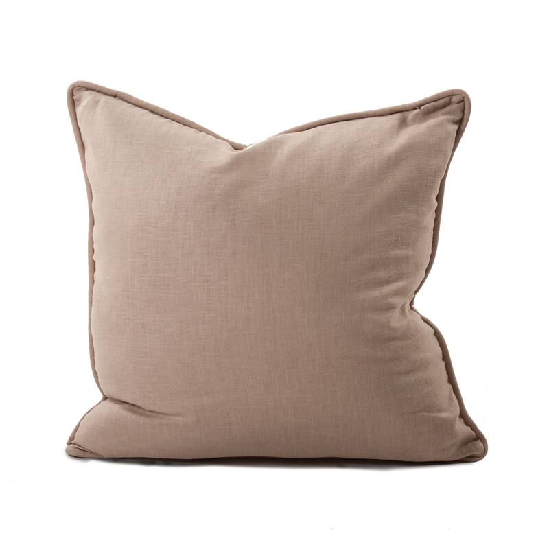Allan Andrews 20 in. x 20 in. Pillow Evie Onix - Down Insert