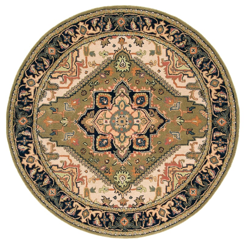 SAFAVIEH Handmade Heritage Asia Traditional Oriental Wool Rug