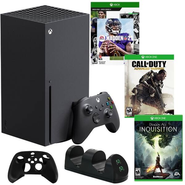Xbox Series X 1tb Console With 3 Games And Accessories Black Overstock Xbox Series X 1tb Console With 3 Games And Accessories Black Overstock