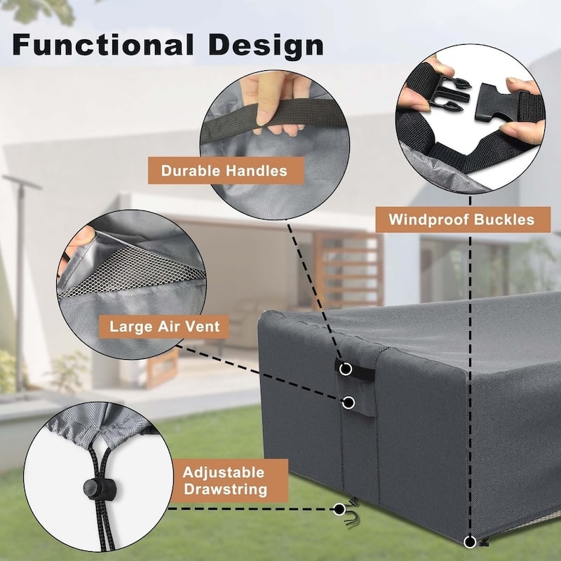 Heavy Duty Outdoor Furniture Cover Patio Waterproof Patio Set Cover