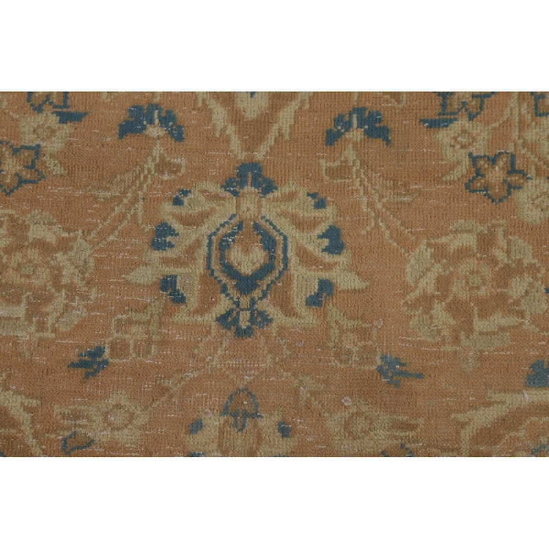 Traditional Najafabad Persian Vintage Rug Hand-Knotted Wool Carpet - 8'0" x 11'3"