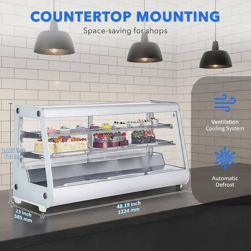 8.1Cu.Ft Refrigerated Display, with LED Lighting