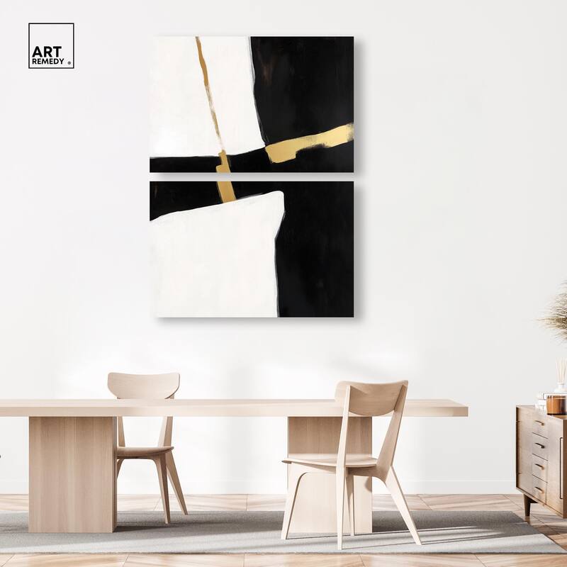 Urban Grid II Canvas Set of 2 by Art Remedy, Gallery Wrapped