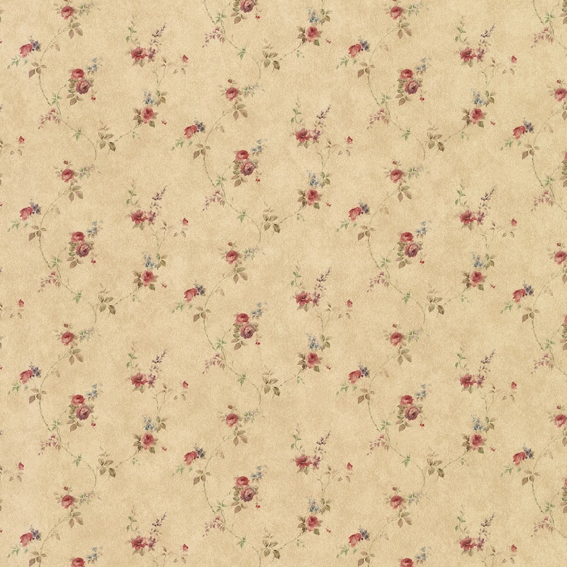 Salinas Laura'S Trail 20.5 In X 33 Ft Washable Wallpaper - Dark Beige