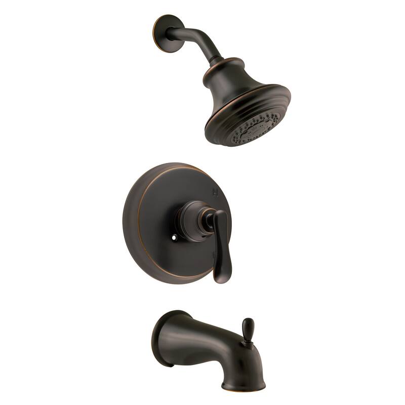Design House Single Handle Tub and Shower Pressure Balanced with Multi - Oil Rubbed Bronze