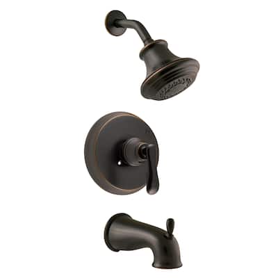 Design House Single Handle Tub and Shower Pressure Balanced with Multi