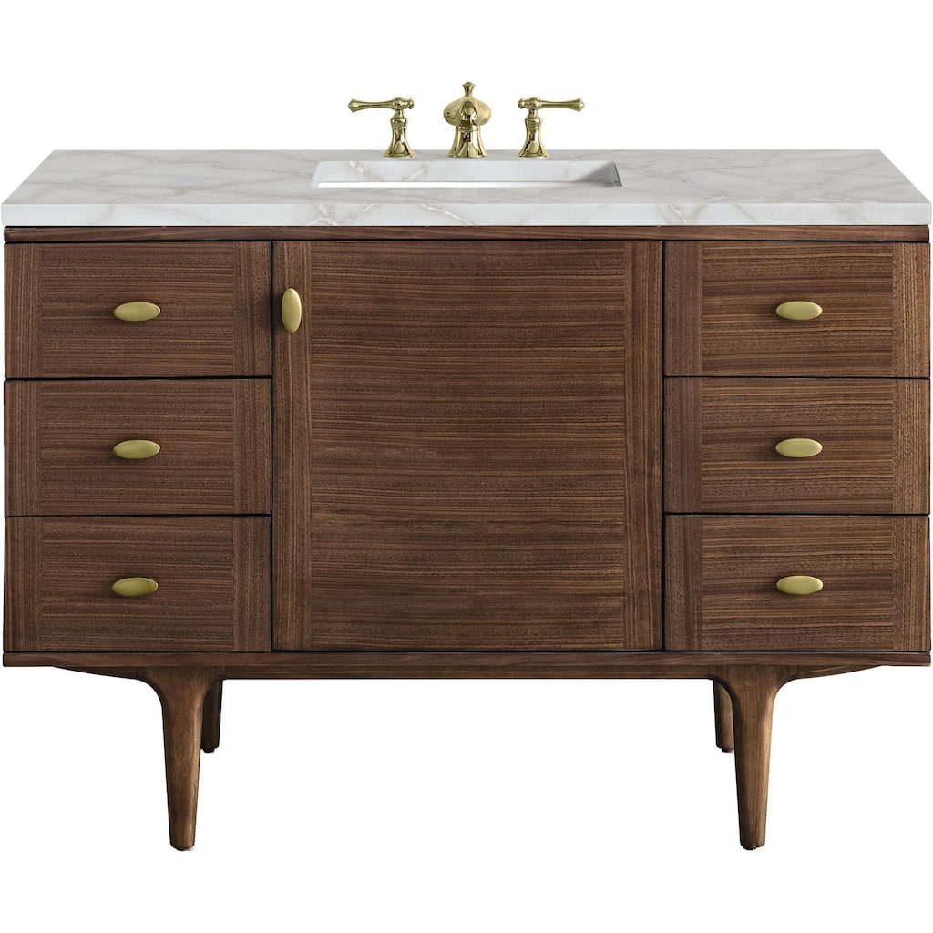James Martin Vanities 670-V48-FVSL Amberly 48" Wall Mounted or Free