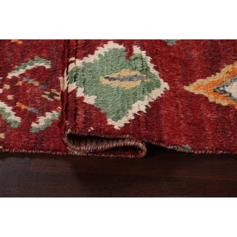 Geometric Tribal Moroccan Oriental Area Rug Hand-knotted Wool Carpet - 7'8" x 10'8"