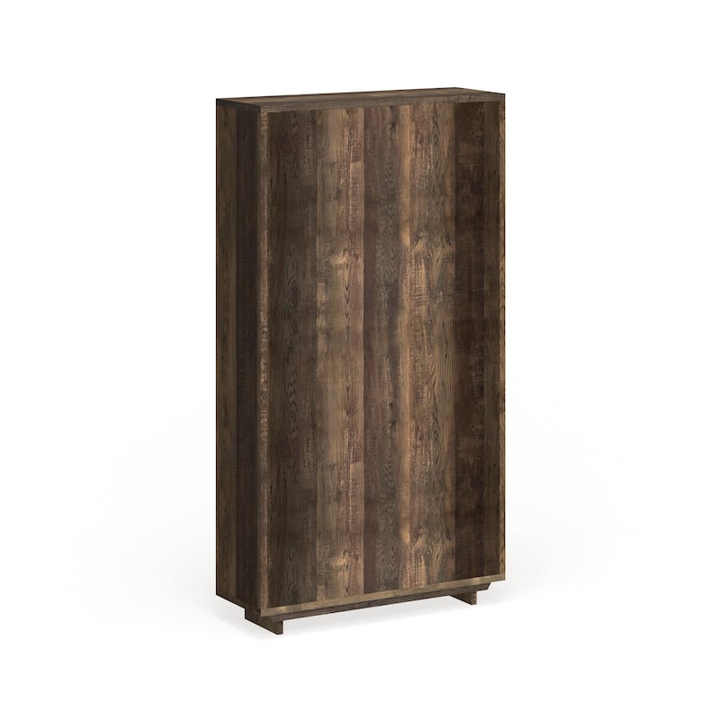Jart Country Oak Multi-storage Bookshelf with Drawers by Furniture of America