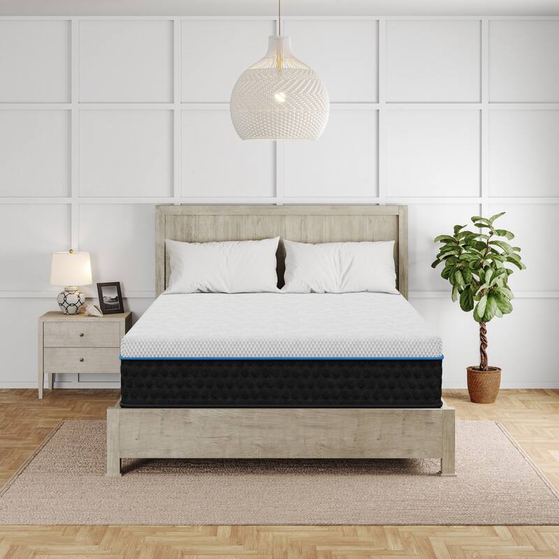 Veracool, 11-Inch, Copper Infused Memory Foam Hybrid Mattress, CertiPUR US and Greenguard Gold Certified