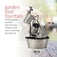 preview thumbnail 3 of 10, Alpine Corporation 28" Tall Outdoor 3-Tier Metal Garden Tools Water Fountain