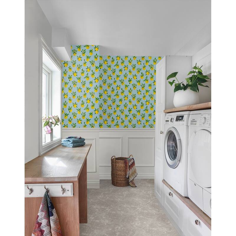 Daisy Bennett Designs Lemoncello Peel and Stick Wallpaper