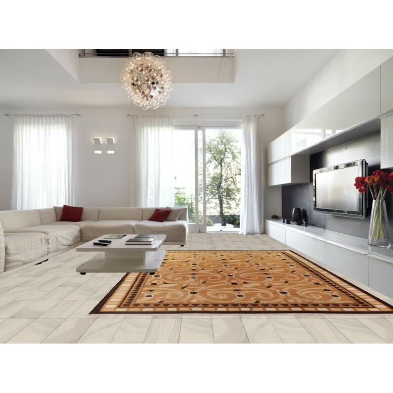 All-Over Nepalese Oriental Large Rug Hand-knotted Wool Carpet - 10'9" x 15'0"