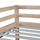 preview thumbnail 25 of 54, Wood Twin Loft Bed Kids Bed with Slide and Underbed Space
