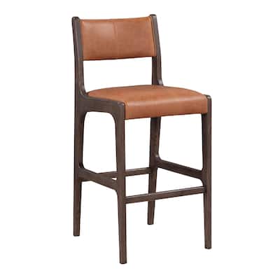 Classic Home Wayne Leather Stool