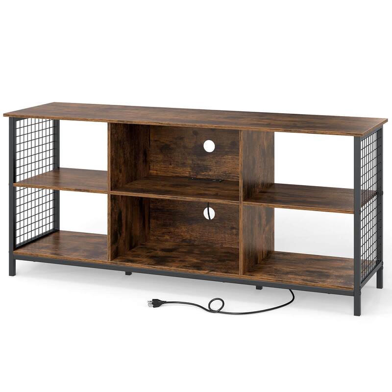 Costway 3-Tier TV Stand for TV's up to 65" Entertainment Media Center - See Details