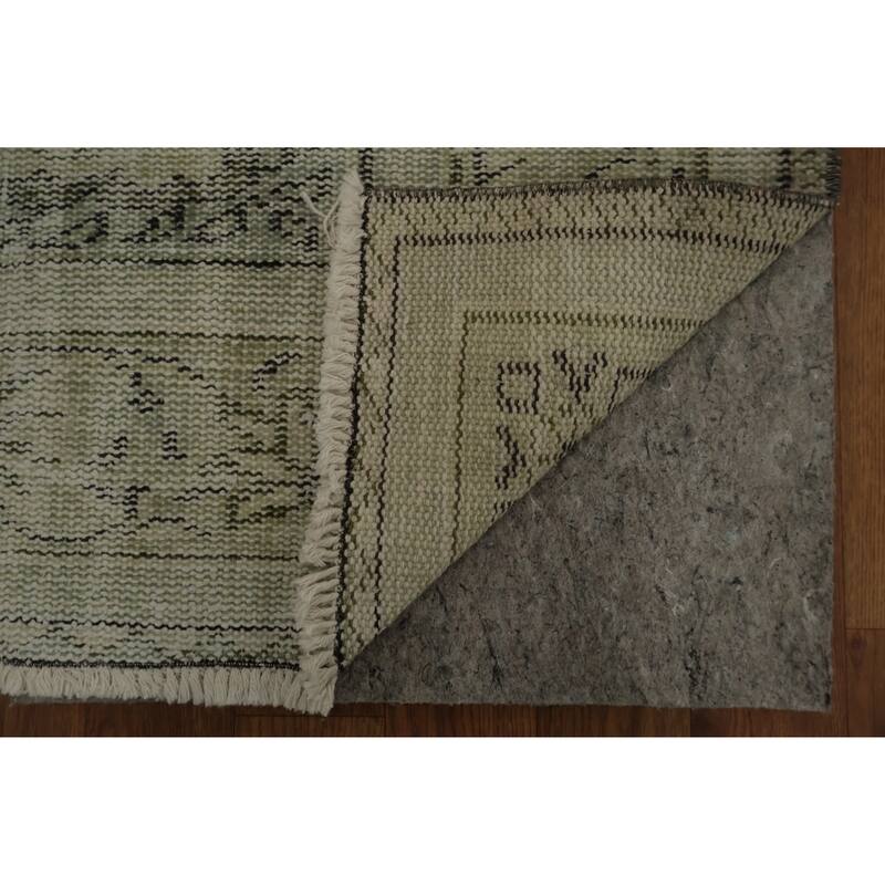 Hand Knotted Oriental 100% Wool Carpet Transitional Traditional Beige & Ivories Anatolian Area Rug - 9' 6'' X 5' 10''