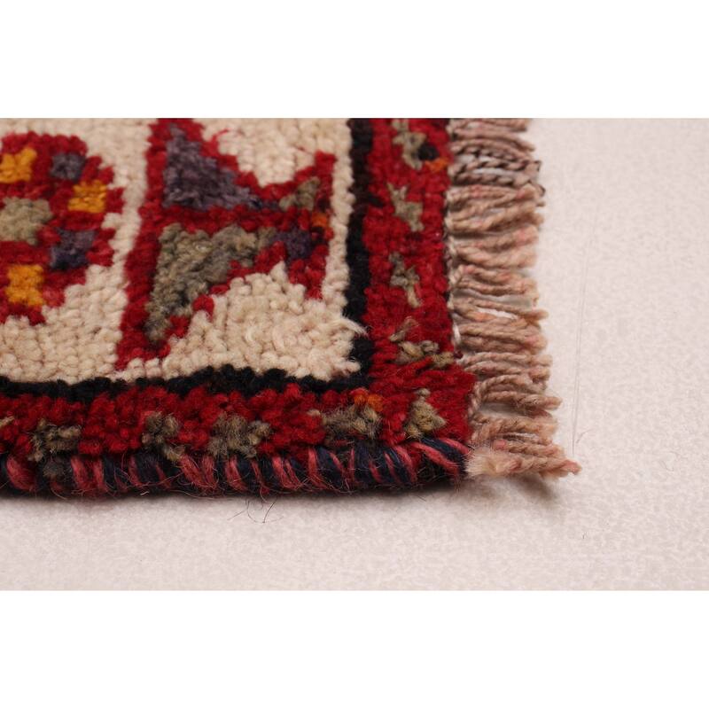 ECARPETGALLERY Hand-knotted Melis Vintage Red Wool Rug - 4'5 x 13'4
