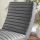 preview thumbnail 30 of 36, Art Leon Retro Armless PU Leather Chair