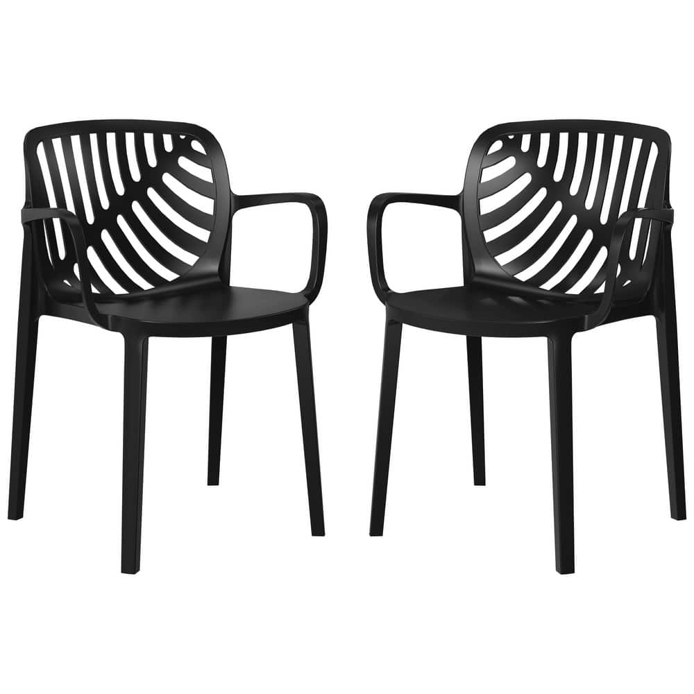 Frond and Form Outdoor Stacking Dining Armchair (Set of 2)