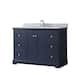 Option Dark Blue / Polished Chrome Hardware
