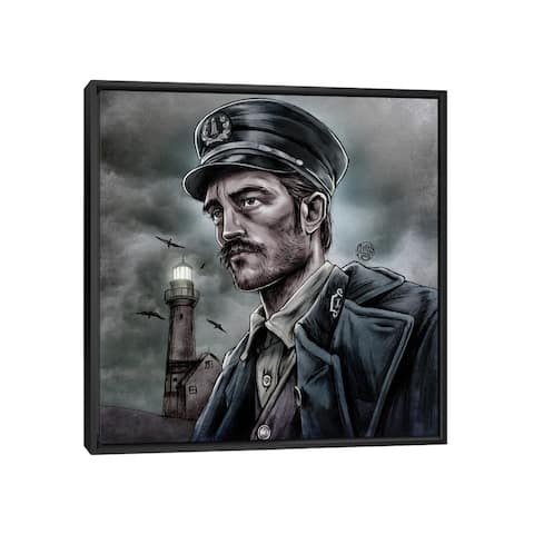 iCanvas "The Lighthouse" by ismaComics Framed Canvas Print
