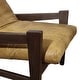 preview thumbnail 11 of 14, Art Leon Genuine Leather and Ash Wood Lounge Chair