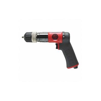 Chicago Pneumatic Drill,Air-Powered,Pistol Grip,3/8 in CP9792C - 1 Each - Black