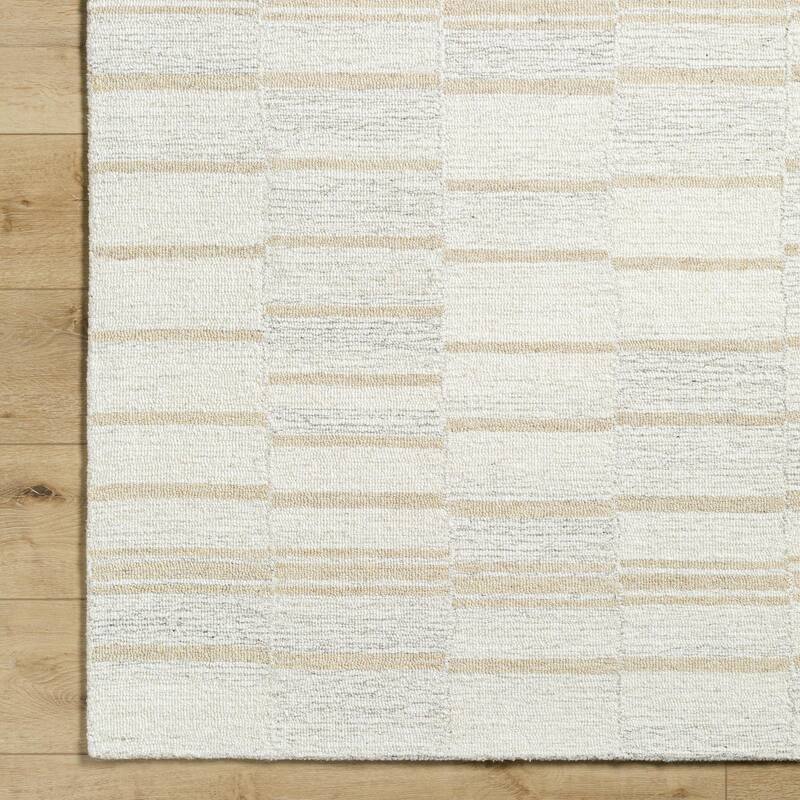 Livabliss Sierra Hand Tufted Geometric Wool Rug