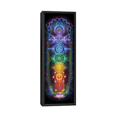 iCanvas "Chakras" by Jumbie Framed Canvas Print