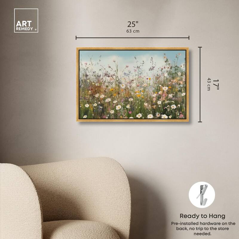 Glimmering Glade Garden III Canvas by Art Remedy