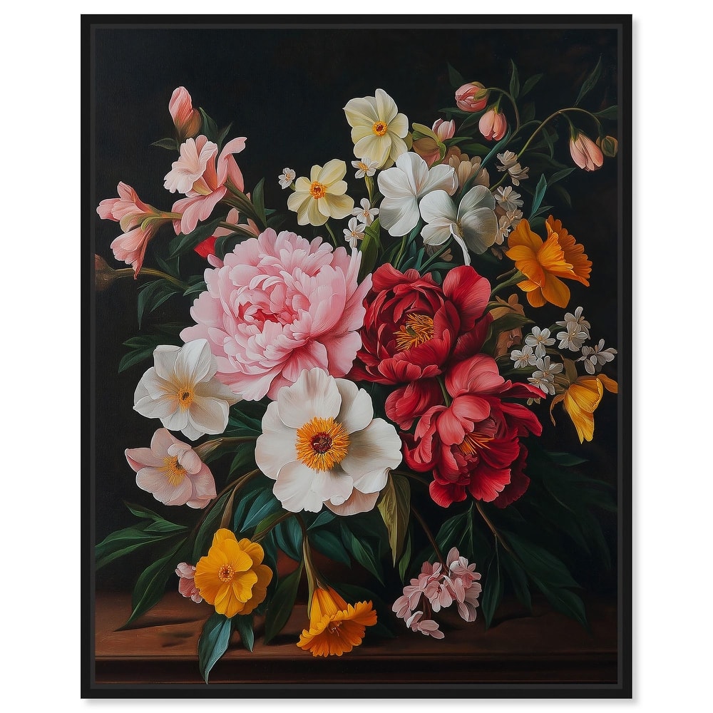 Violet Vignette II Canvas by Art Remedy