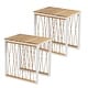 preview thumbnail 4 of 6, Wilsey Outdoor End Table Set - 2pc by SEI Furniture
