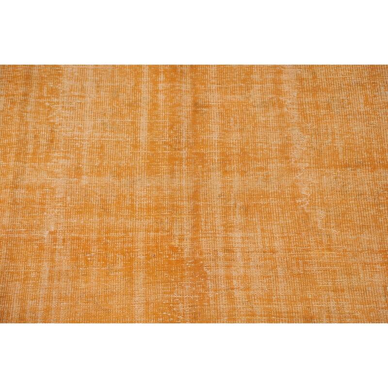 Over-Dyed Sparta Turkish Vintage Area Rug Hand-Knotted Wool Carpet - 7'0" x 9'9"