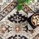 preview thumbnail 16 of 22, Nuloom Vanesa Transitional Medallion Fringe Area Rug