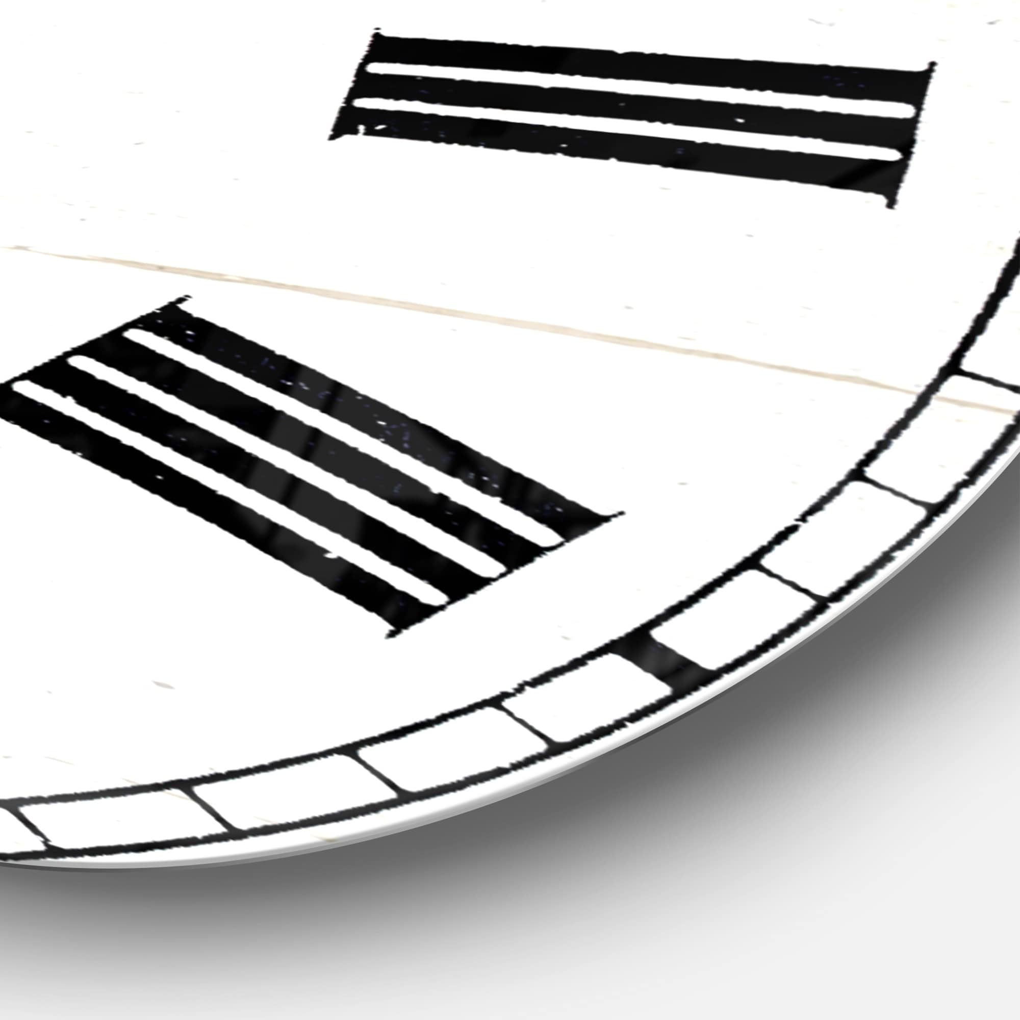 Designart 'Cow Portrait Country Life' Wildlife Large Wall CLock