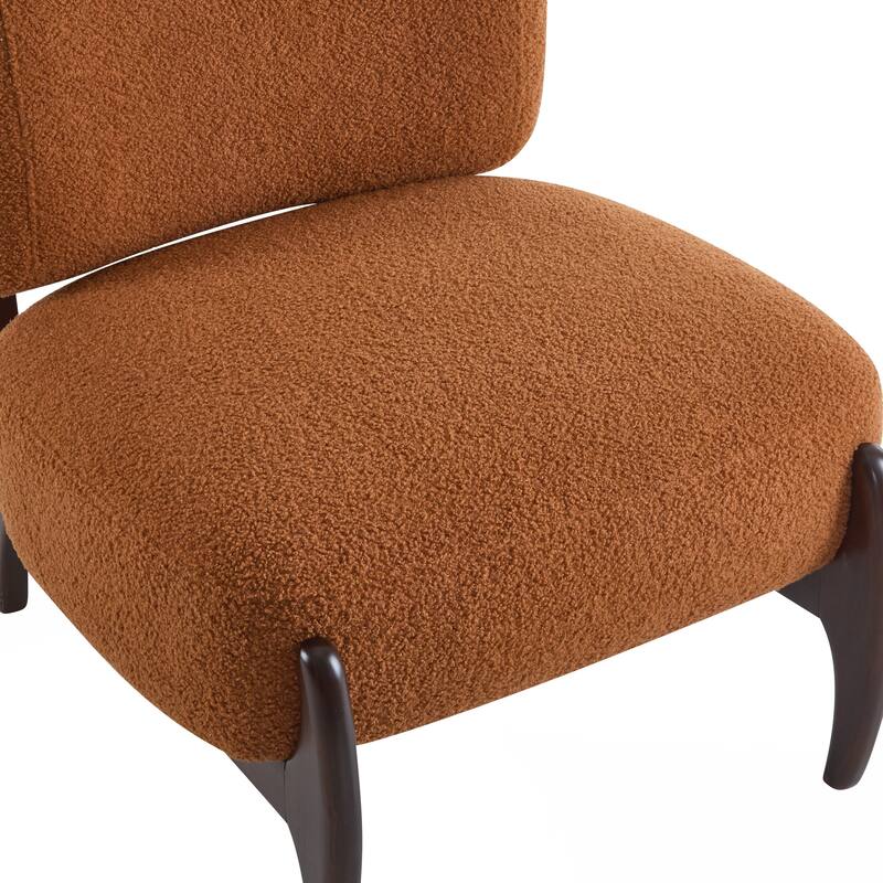 Modern Lounge Chair with Solid Wood Frame, Perfect for Living Room, Bedroom, or Office