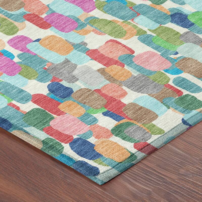 Machine Washable Indoor/ Outdoor Contemporary Drew Chantille Rug